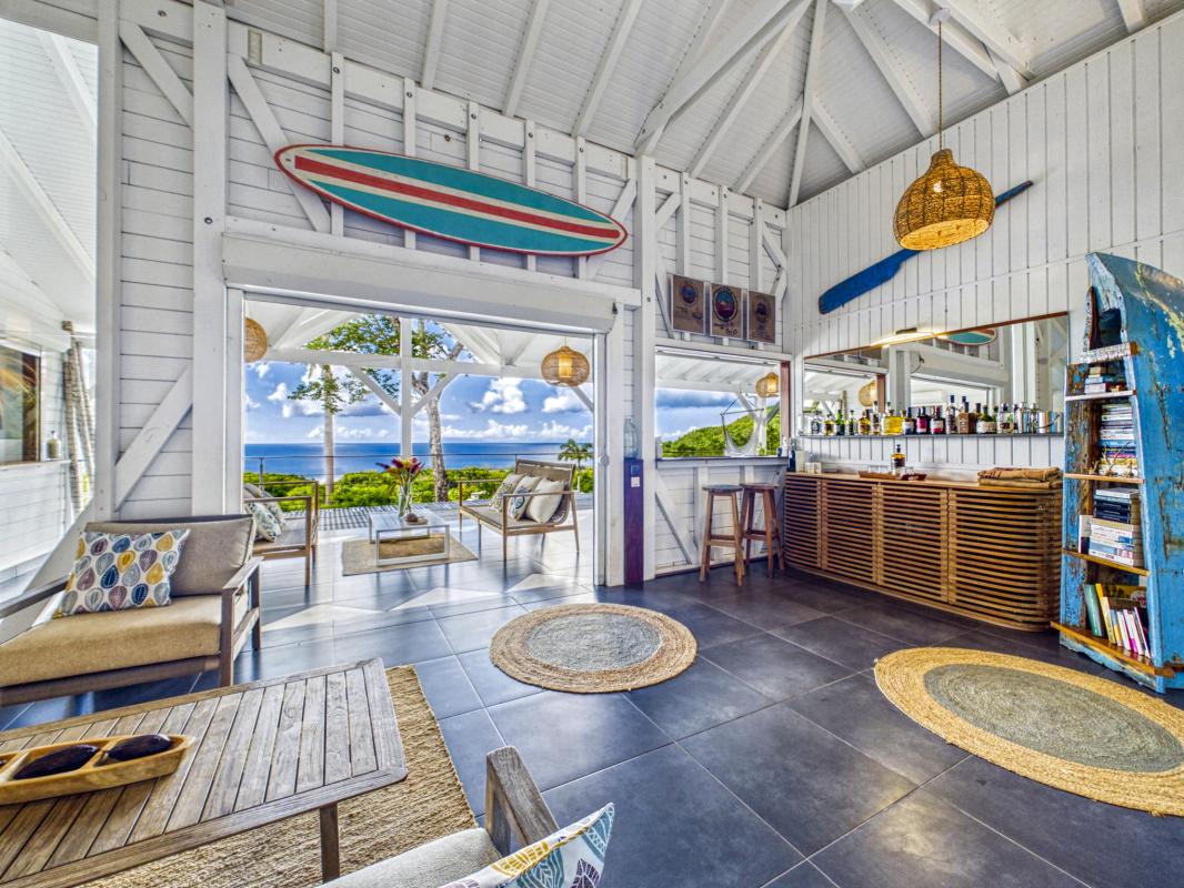 10.Guadeloupe Deshais- location villa 4 chambres 8 personnes avec piscine vue Mer